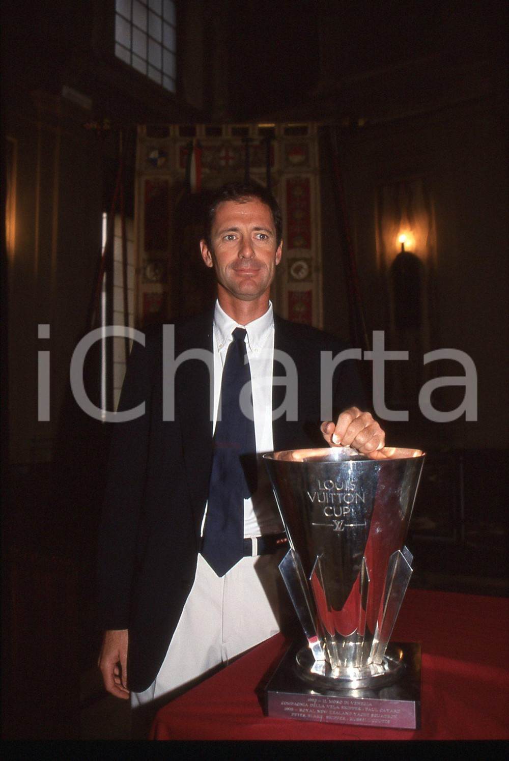 35mm vintage slide* 2000 MILANO - Francesco DE ANGELIS Ritratto del velista (9)