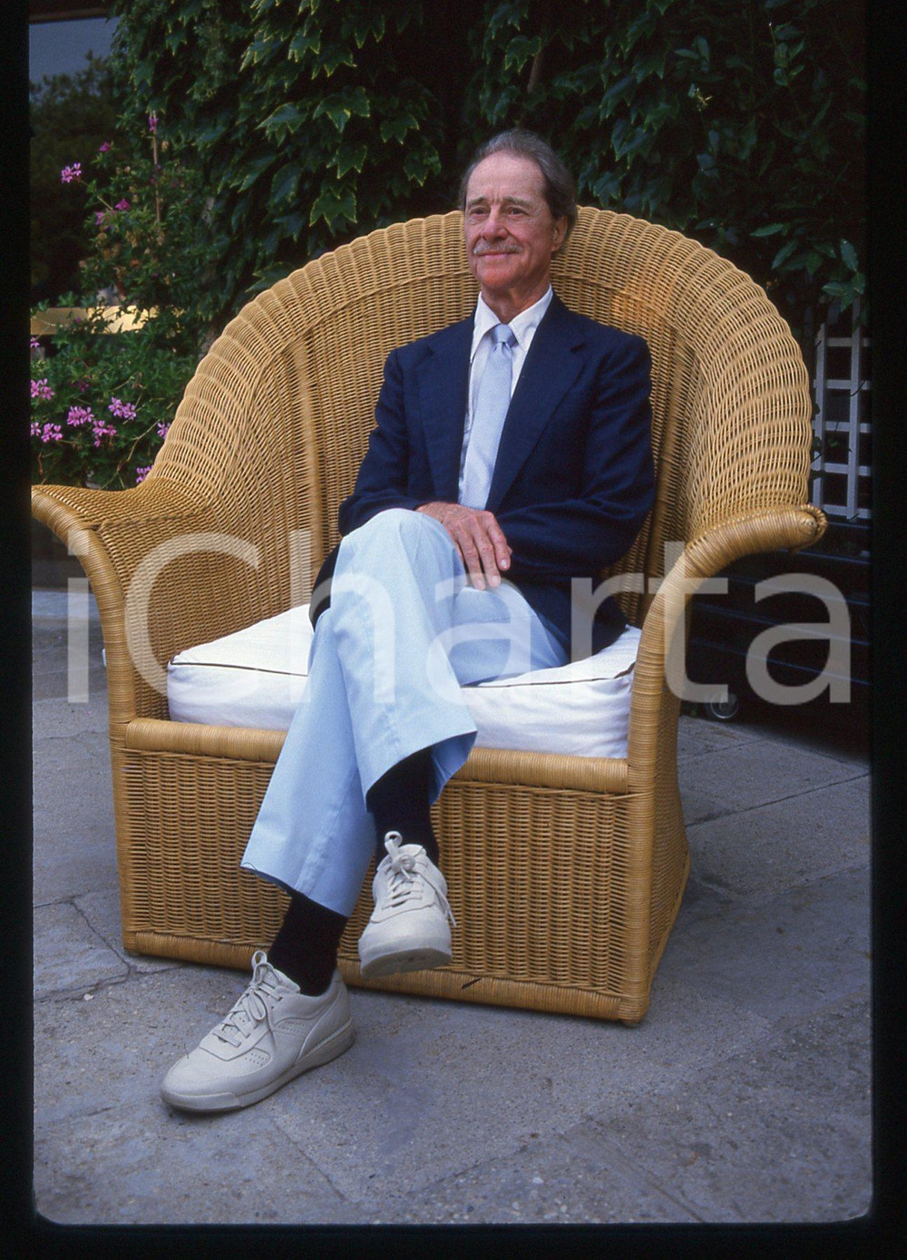 35mm vintage slide* 1988 VENEZIA Don AMECHE alla Mostra del Cinema - Ritratto 10