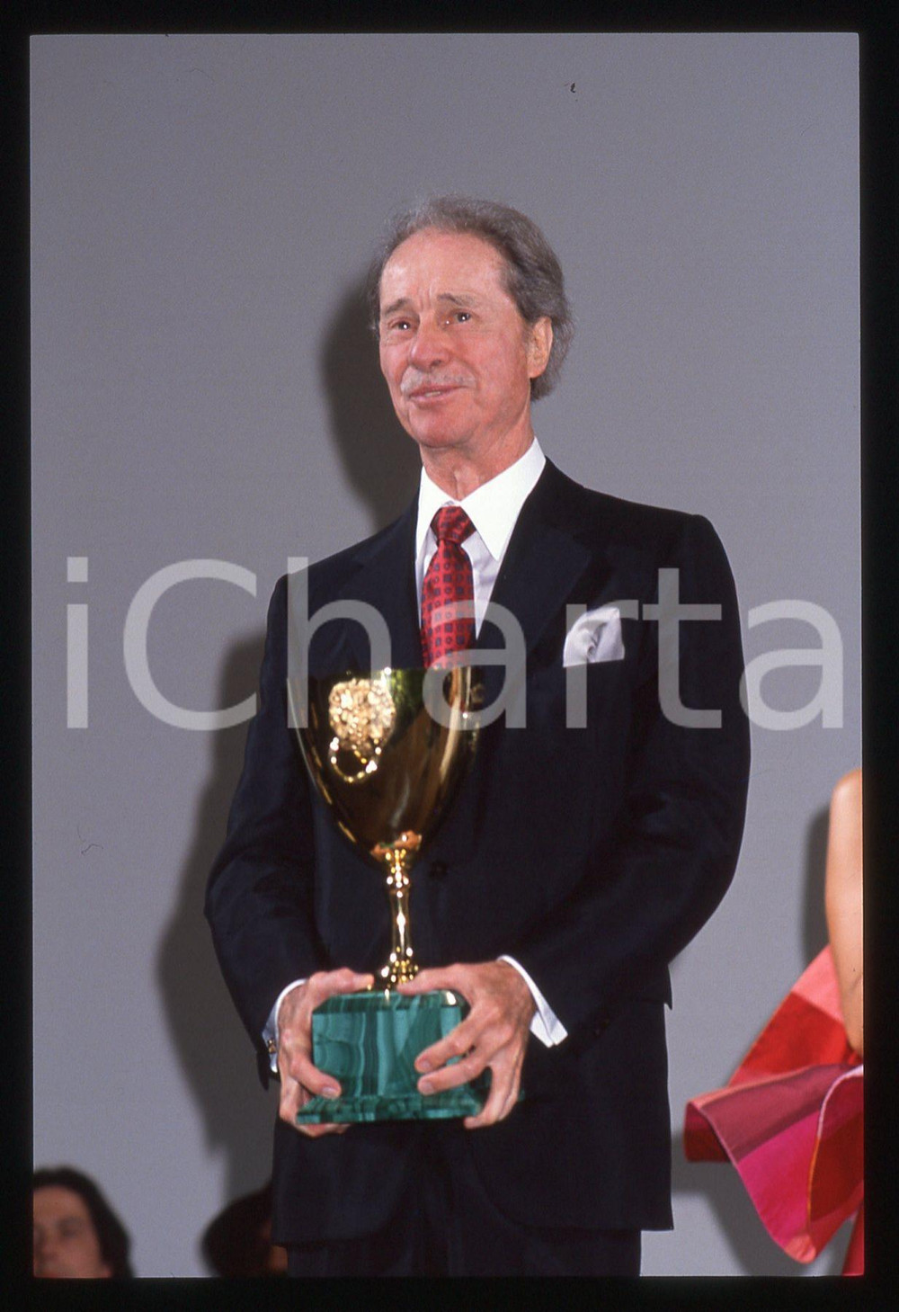 35mm vintage slide* 1988 MOSTRA VENEZIA - Don AMECHE vince la COPPA VOLPI