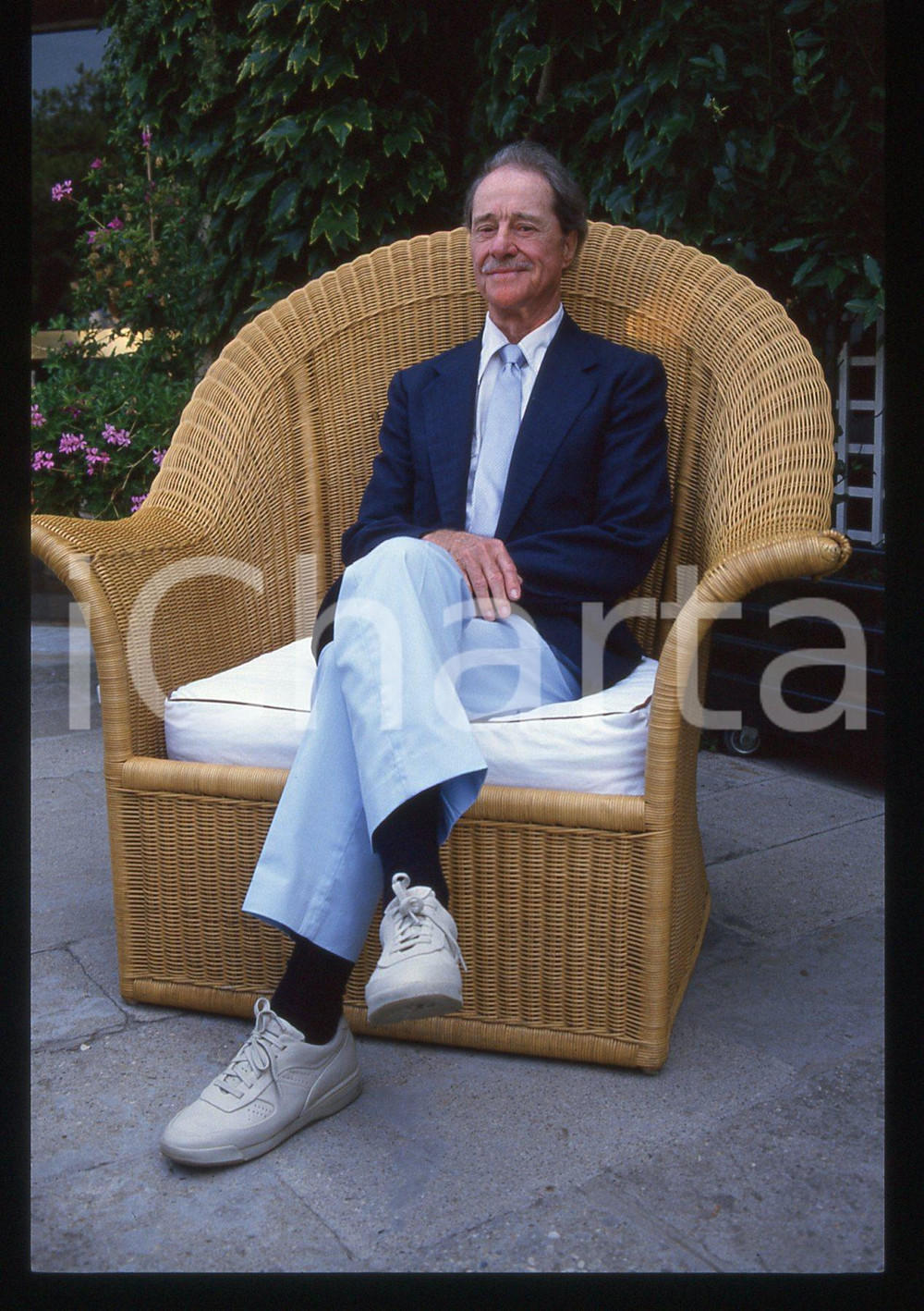 35mm vintage slide* 1988 VENEZIA Don AMECHE alla Mostra del Cinema - Ritratto 13