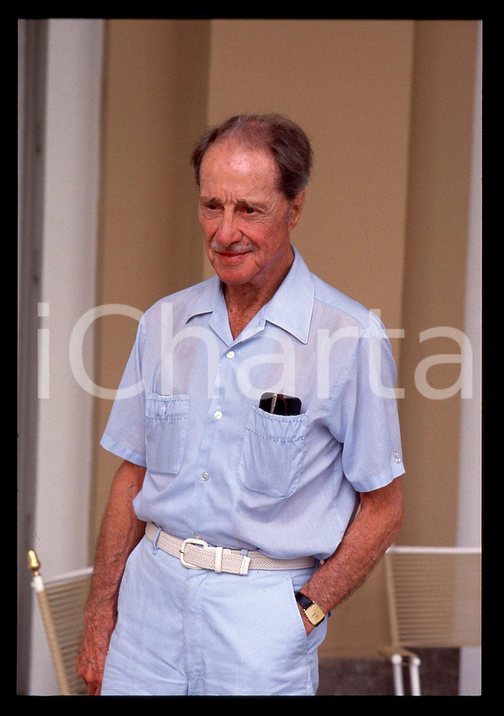 35mm vintage slide* 1988 VENEZIA Don AMECHE alla Mostra del Cinema - Ritratto 32