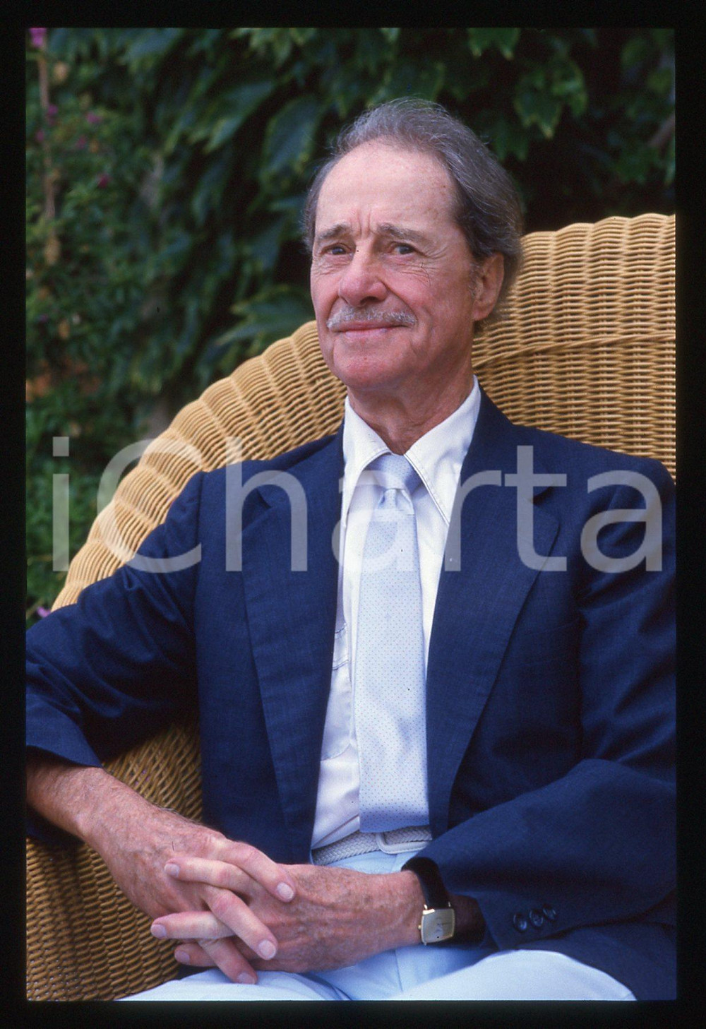 35mm vintage slide* 1988 VENEZIA Don AMECHE alla Mostra del Cinema - Ritratto 46