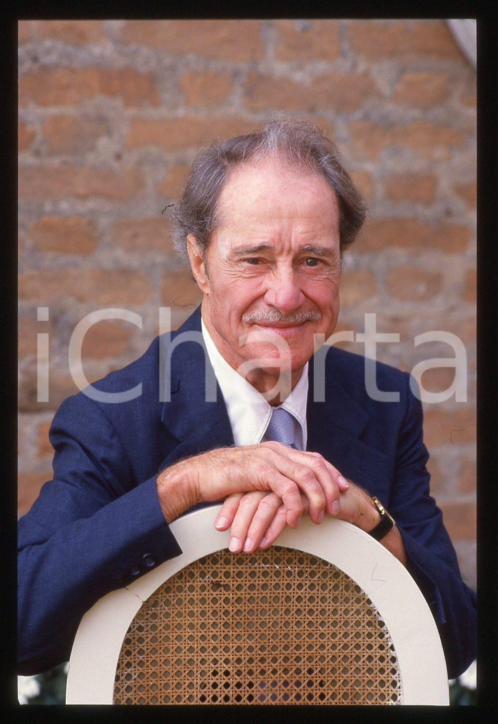 35mm vintage slide* 1988 VENEZIA Don AMECHE alla Mostra del Cinema - Ritratto 48