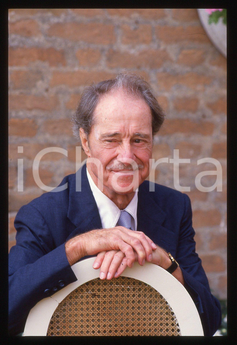 35mm vintage slide* 1988 VENEZIA Don AMECHE alla Mostra del Cinema - Ritratto 67