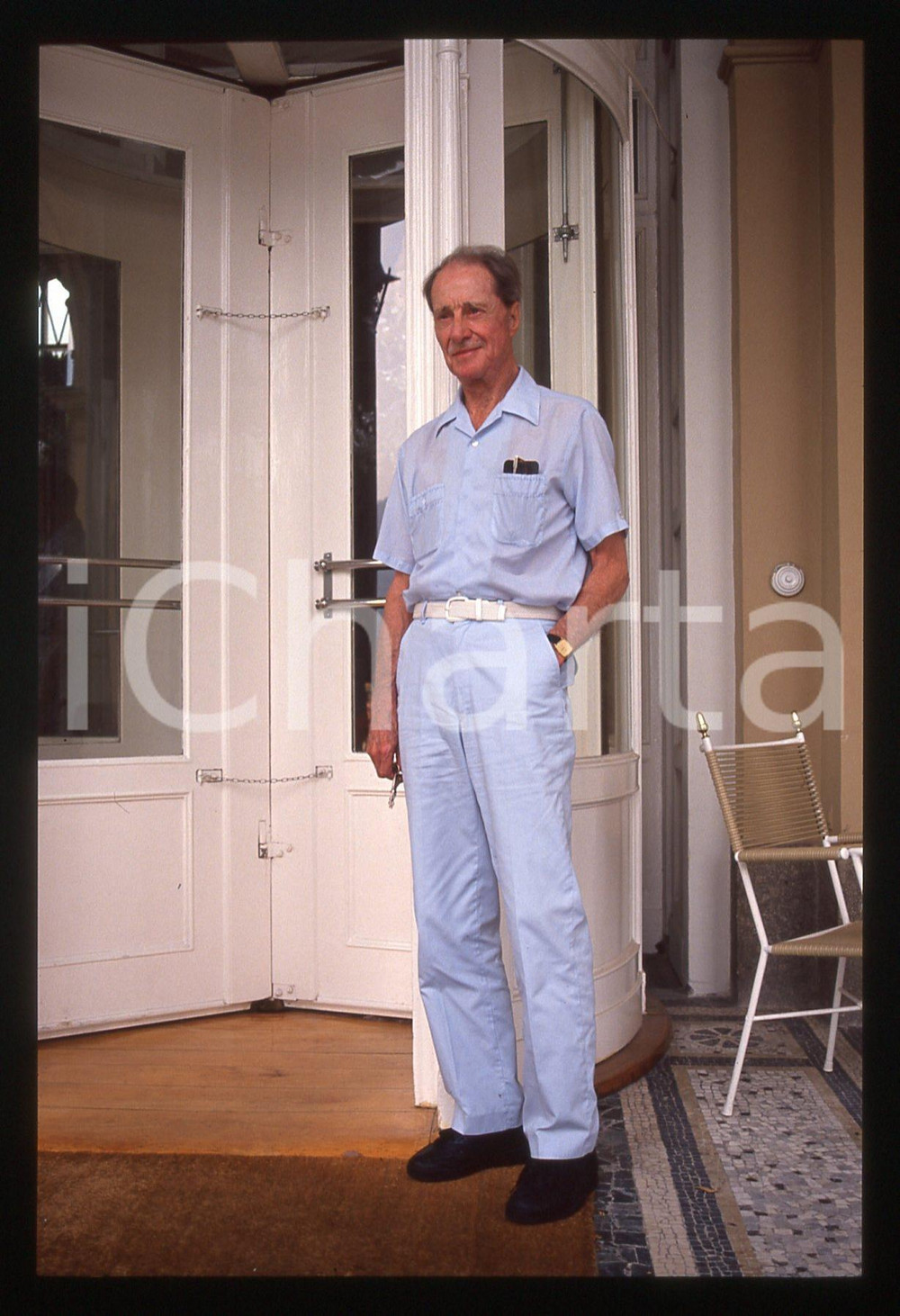 35mm vintage slide* 1988 VENEZIA Don AMECHE alla Mostra del Cinema - Ritratto 61