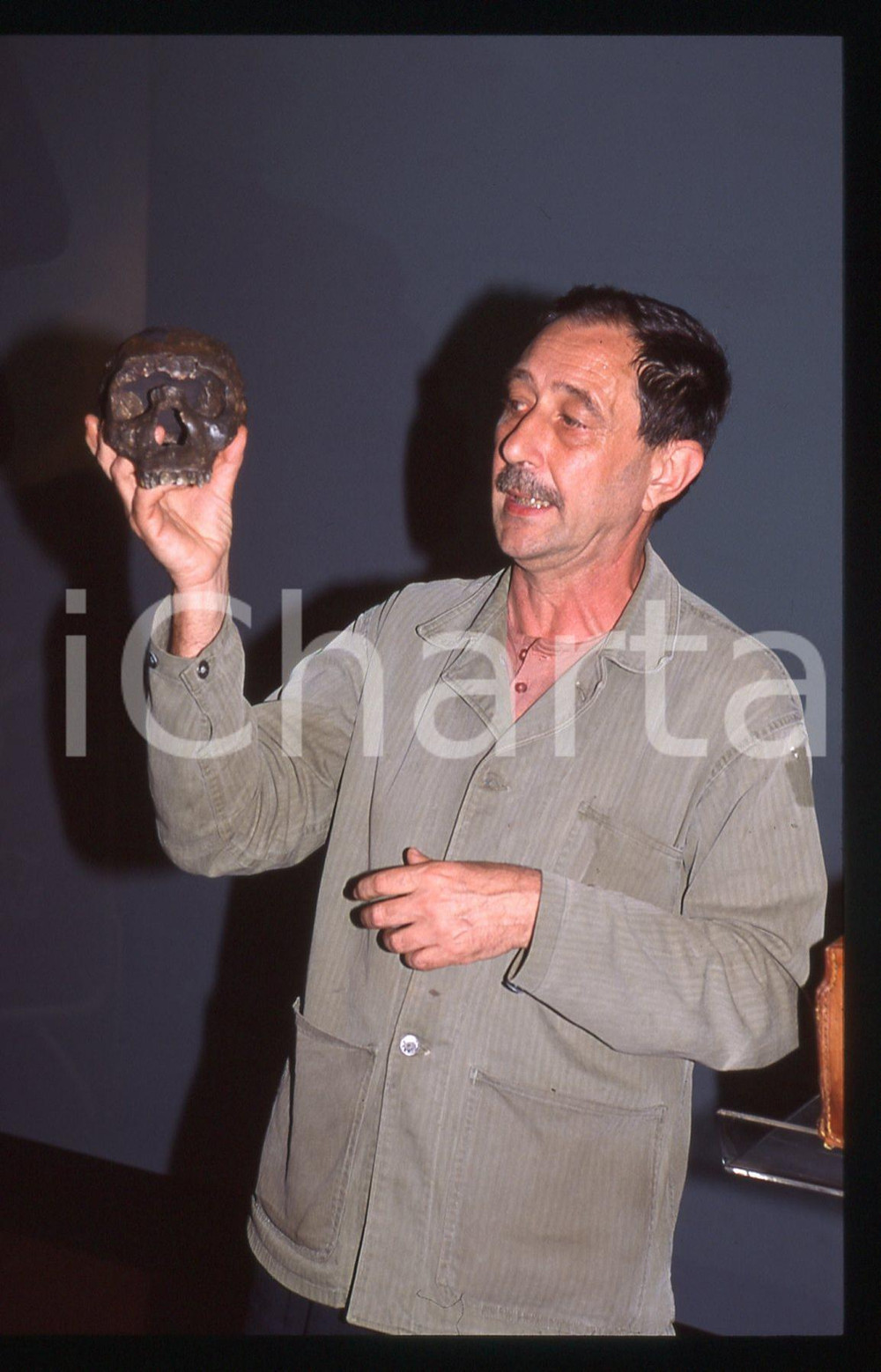 35mm vintage slide* 1995 ca COSTUME - Alberto SALZA Ritratto dell'Antropologo 9