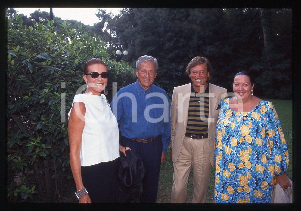 35mm vintage slide* 1990 ca COSTUME Carlo e Marina RIPA di MEANA Guido ANGELI