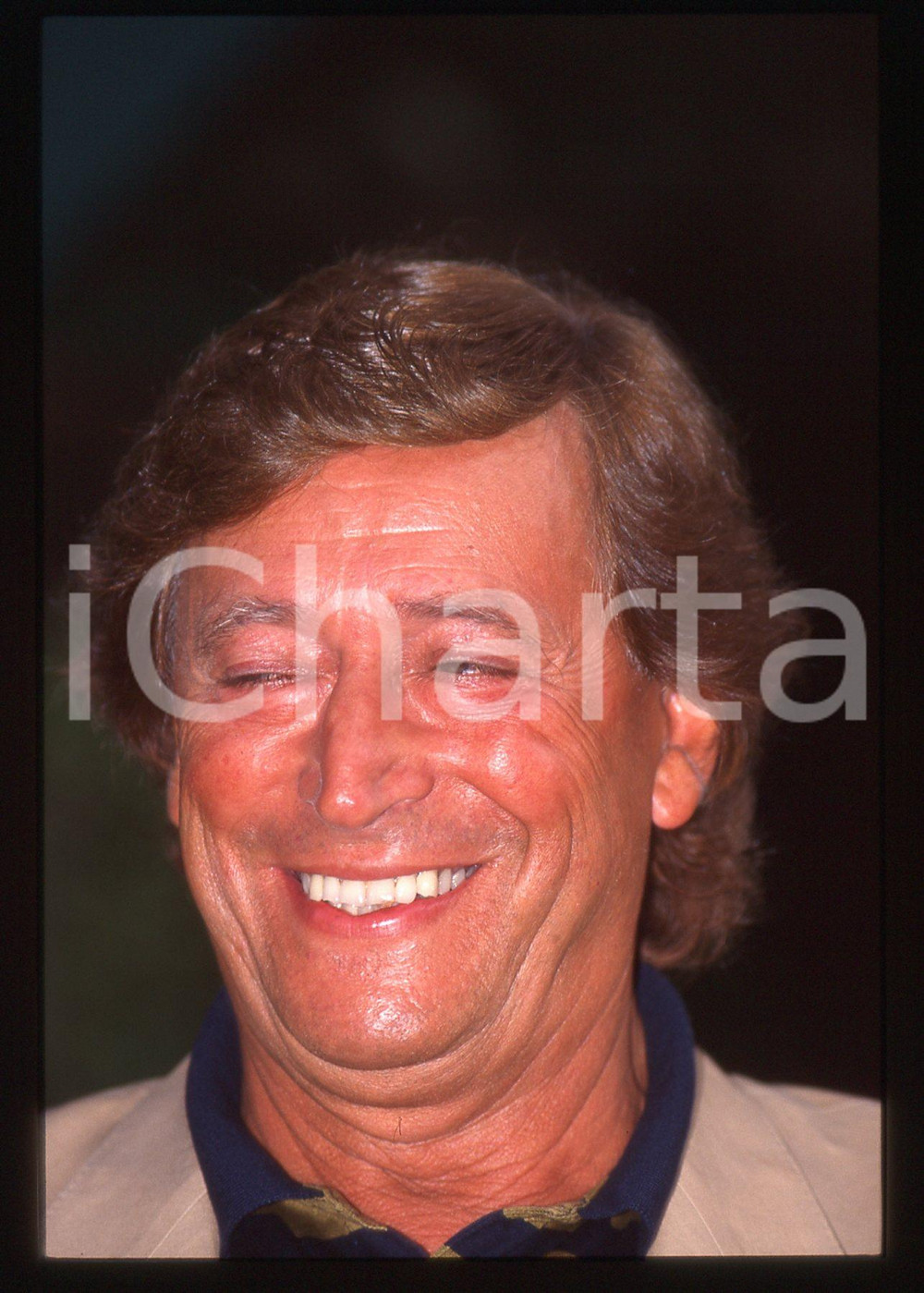 35mm vintage slide* 1990 ca COSTUME - Guido ANGELI Ritratto del presentatore (6)