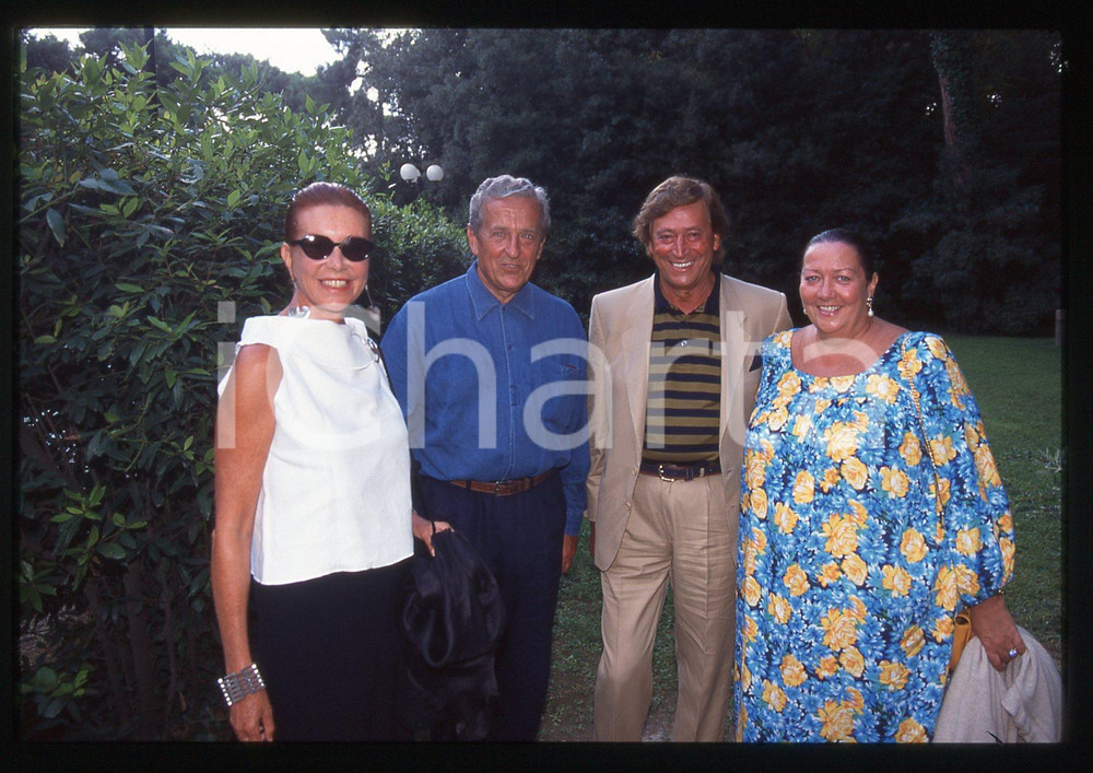 35mm vintage slide* 1990 ca COSTUME Carlo e Marina RIPA di MEANA Guido ANGELI 2