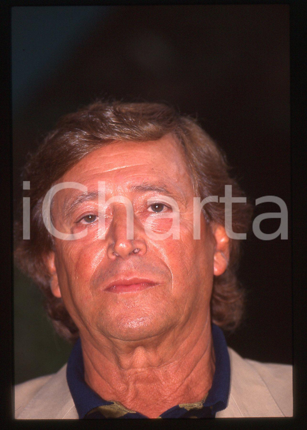 35mm vintage slide* 1990 ca COSTUME - Guido ANGELI Ritratto del presentatore (8)