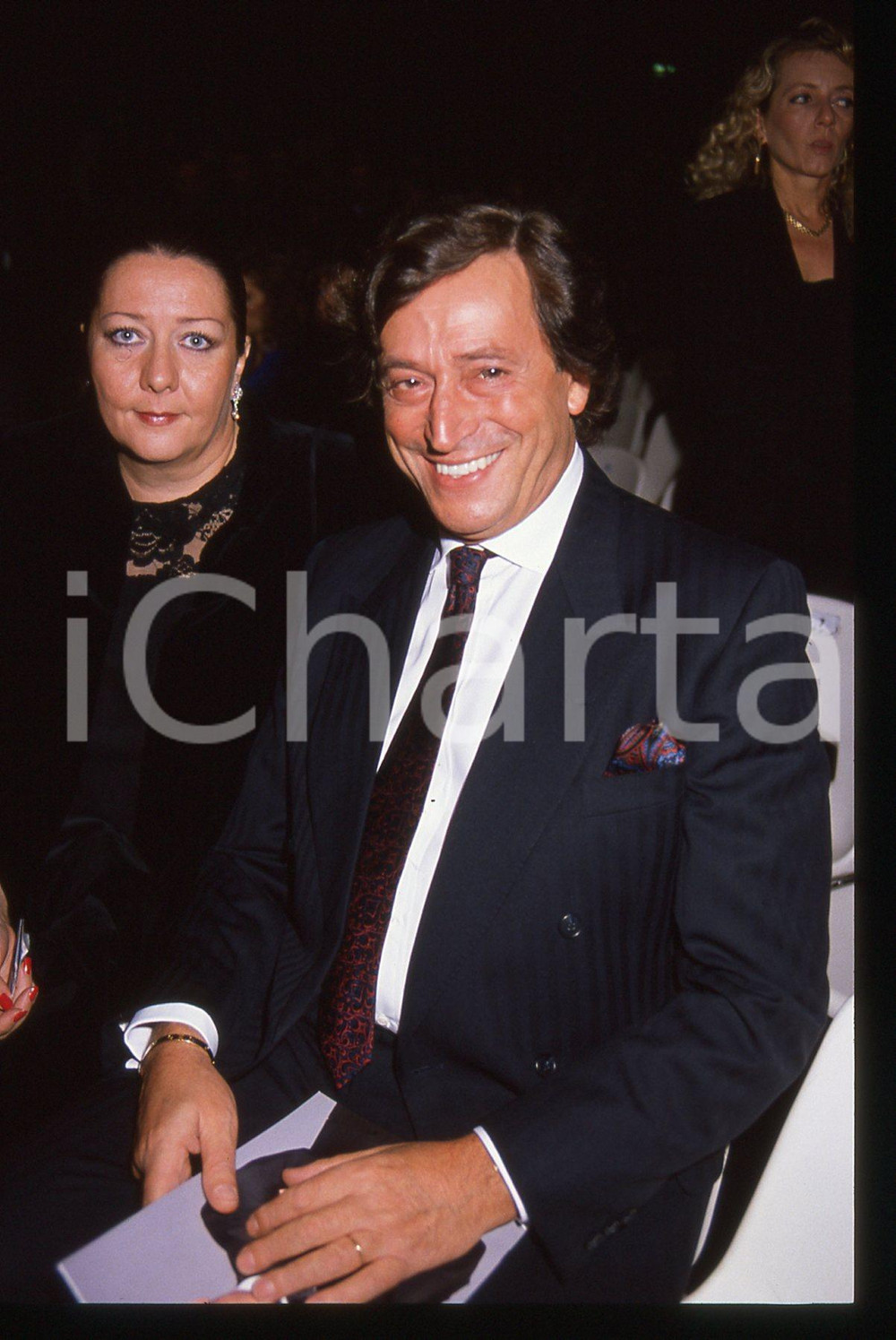 35mm vintage slide* 1988 MILANO - Guido ANGELI al concerto di Paul ANKA (2)