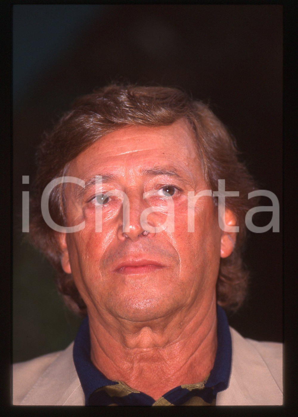 35mm vintage slide* 1990 ca COSTUME - Guido ANGELI Ritratto del presentatore (9)