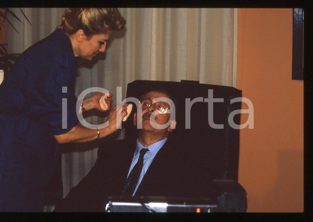 35mm vintage slide* 1990 ca COSTUME - Domenico MODUGNO Ritratto del cantante