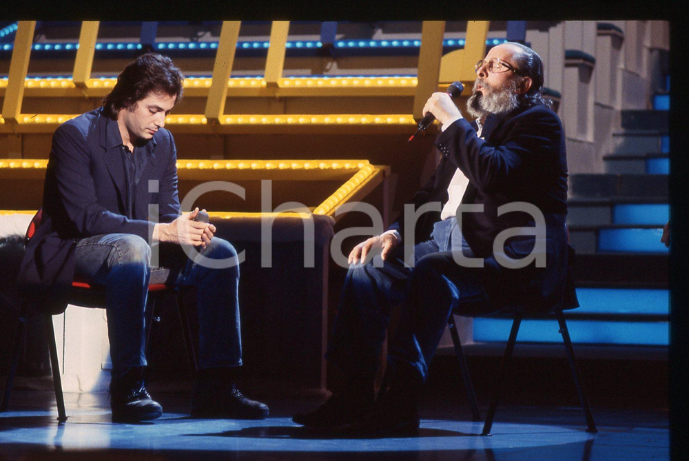 35mm vintage slide* 1993 SANREMO Massimo e Domenico MODUGNO cantano DELFINI (12)