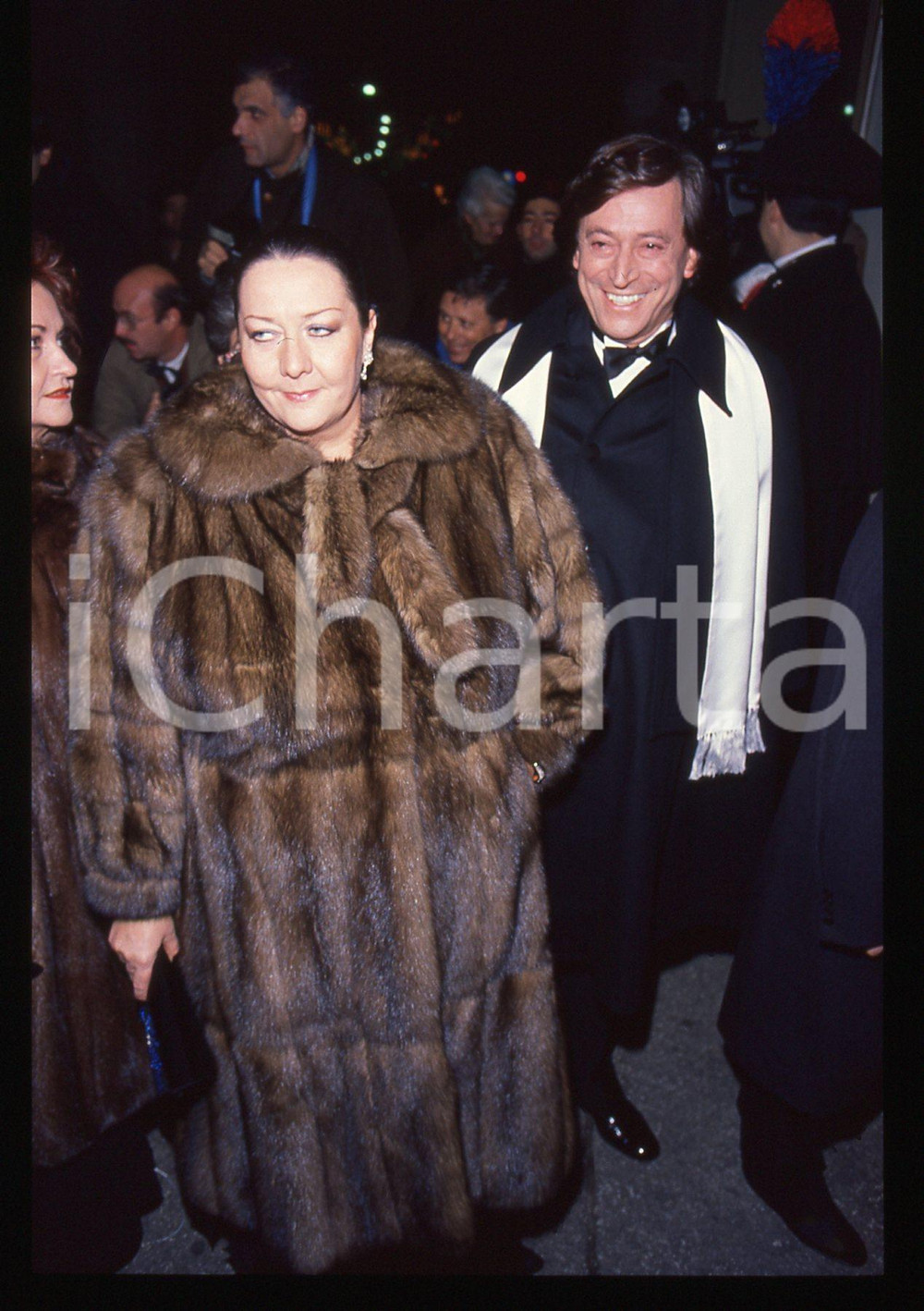 35mm vintage slide* 1990 ca COSTUME Guido ANGELI Ritratto del presentatore (13)