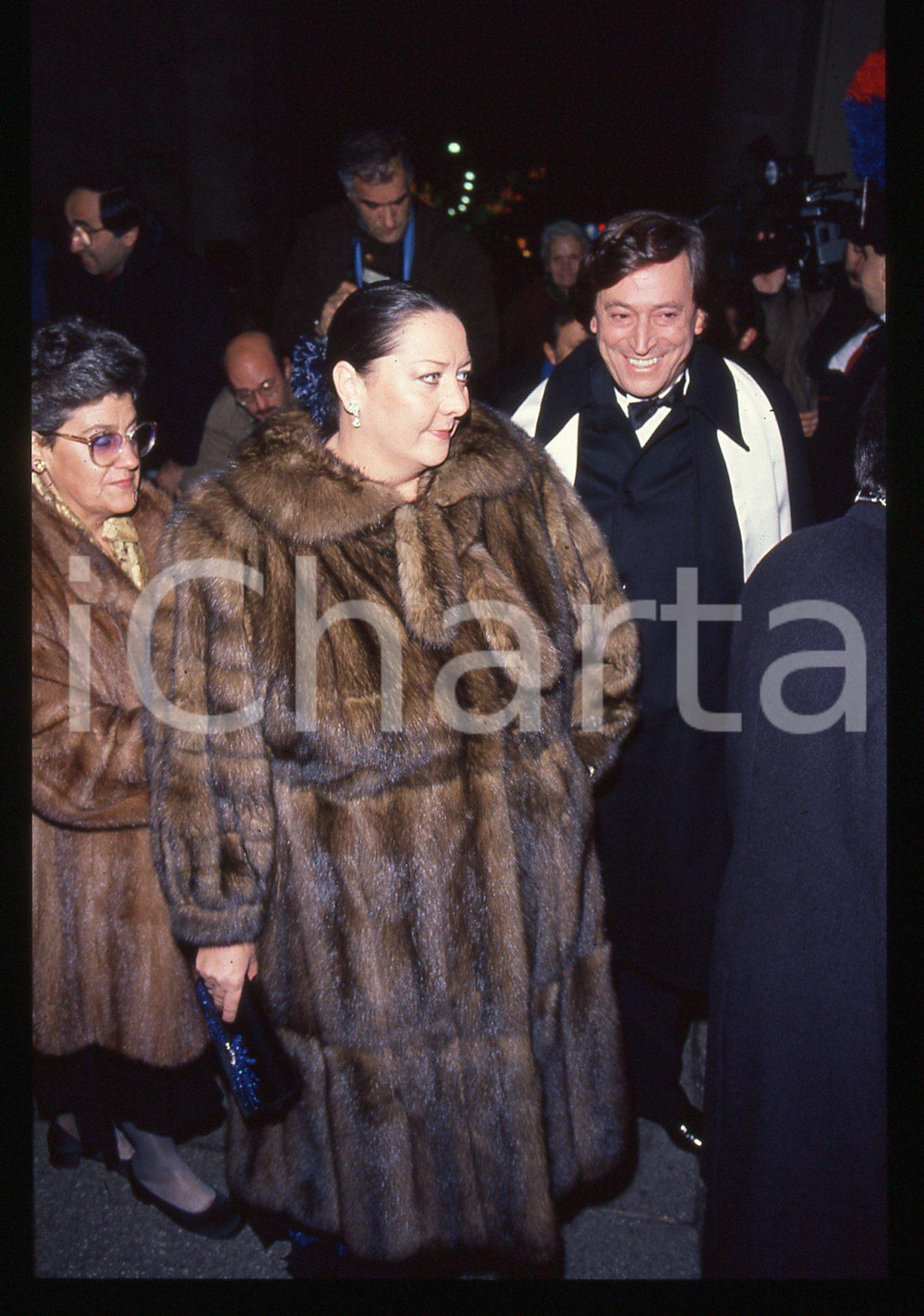 35mm vintage slide* 1990 ca COSTUME Guido ANGELI Ritratto del presentatore (14)
