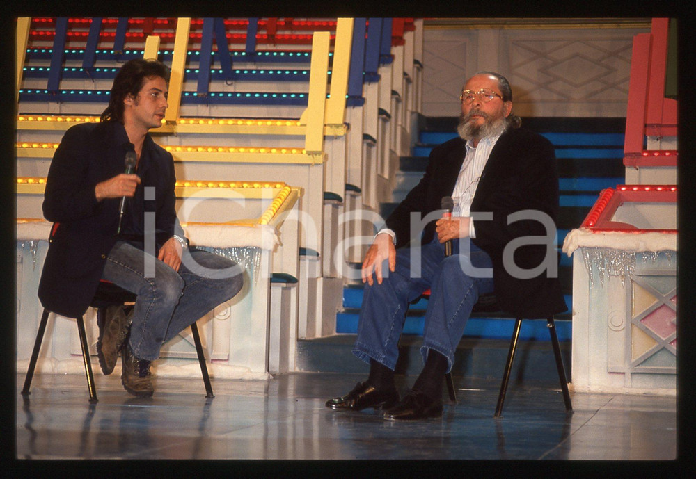 35mm vintage slide* 1993 SANREMO GIOVANI - Massimo e Domenico MODUGNO Ritratto