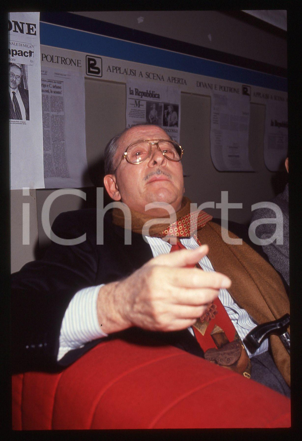 35mm vintage slide* 1992 MILANO - Domenico MODUGNO a CONCERTO ITALIANO (18)