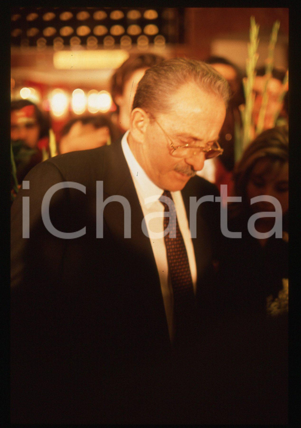 35mm vintage slide* 1989 FESTIVAL SANREMO - Domenico MODUGNO Ritratto (3)