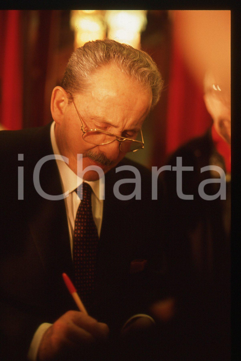 35mm vintage slide* 1989 FESTIVAL SANREMO - Domenico MODUGNO firma autografi (3)