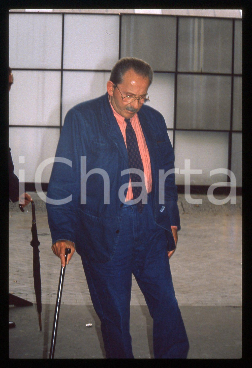 35mm vintage slide* 1995 ca COSTUME - Domenico MODUGNO Ritratto del cantante (4)