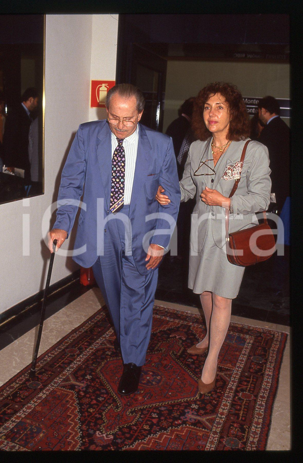 35mm vintage slide* 1992 SAINT VINCENT - Domenico MODUGNO e Franca GANDOLFI (20)