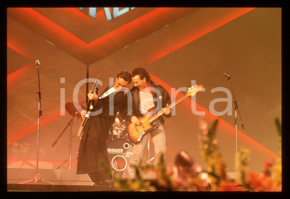 35mm vintage slide* 1988 FESTIVAL SANREMO - LIJAO cantano PER NOI GIOVANI