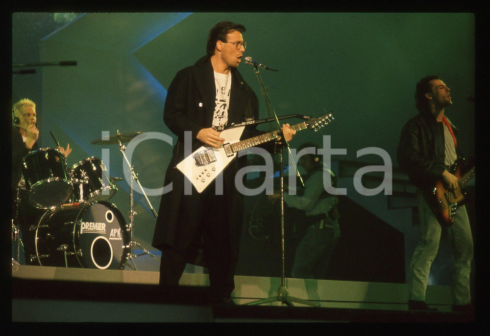 35mm vintage slide* 1988 FESTIVAL SANREMO - LIJAO cantano PER NOI GIOVANI (4)