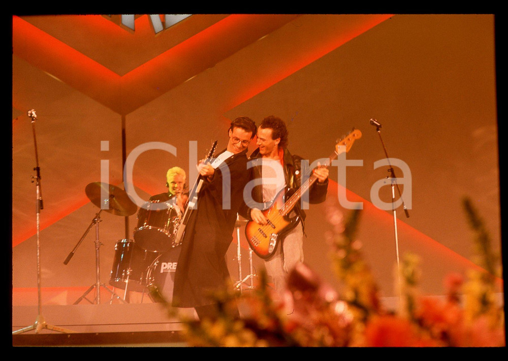 35mm vintage slide* 1988 FESTIVAL SANREMO - LIJAO cantano PER NOI GIOVANI (5)