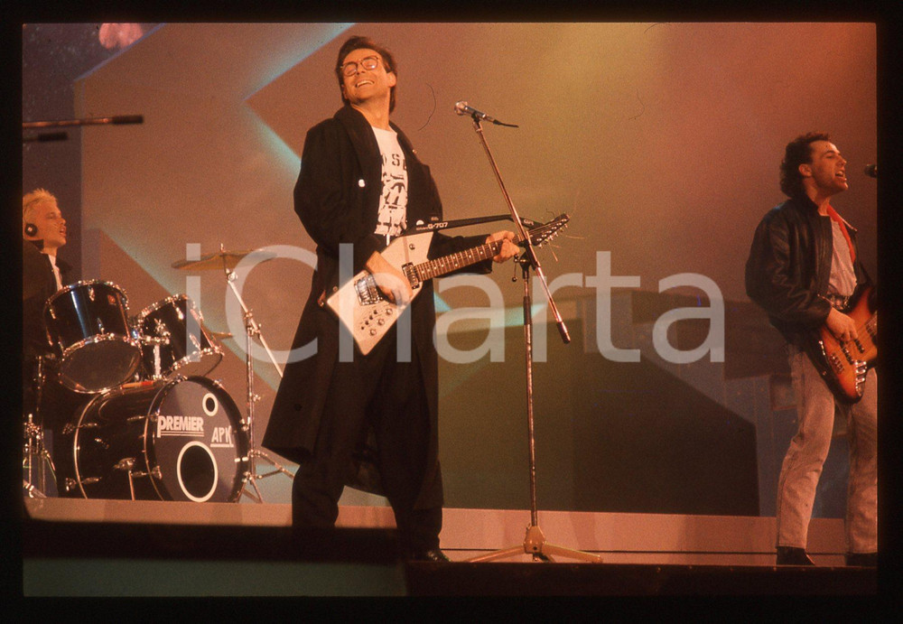 35mm vintage slide* 1988 FESTIVAL SANREMO - LIJAO cantano PER NOI GIOVANI (6)