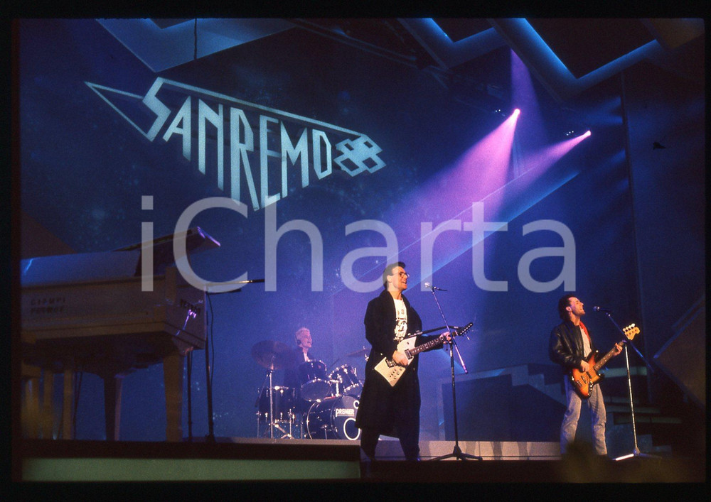 35mm vintage slide* 1988 FESTIVAL SANREMO - LIJAO cantano PER NOI GIOVANI (11)