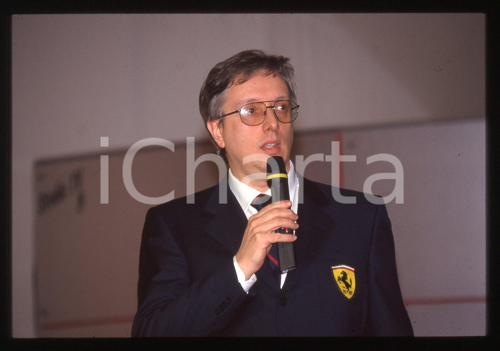 35mm vintage slide* 1998 MARANELLO - Paolo MARTINELLI ingegnere FERRARI Ritratto