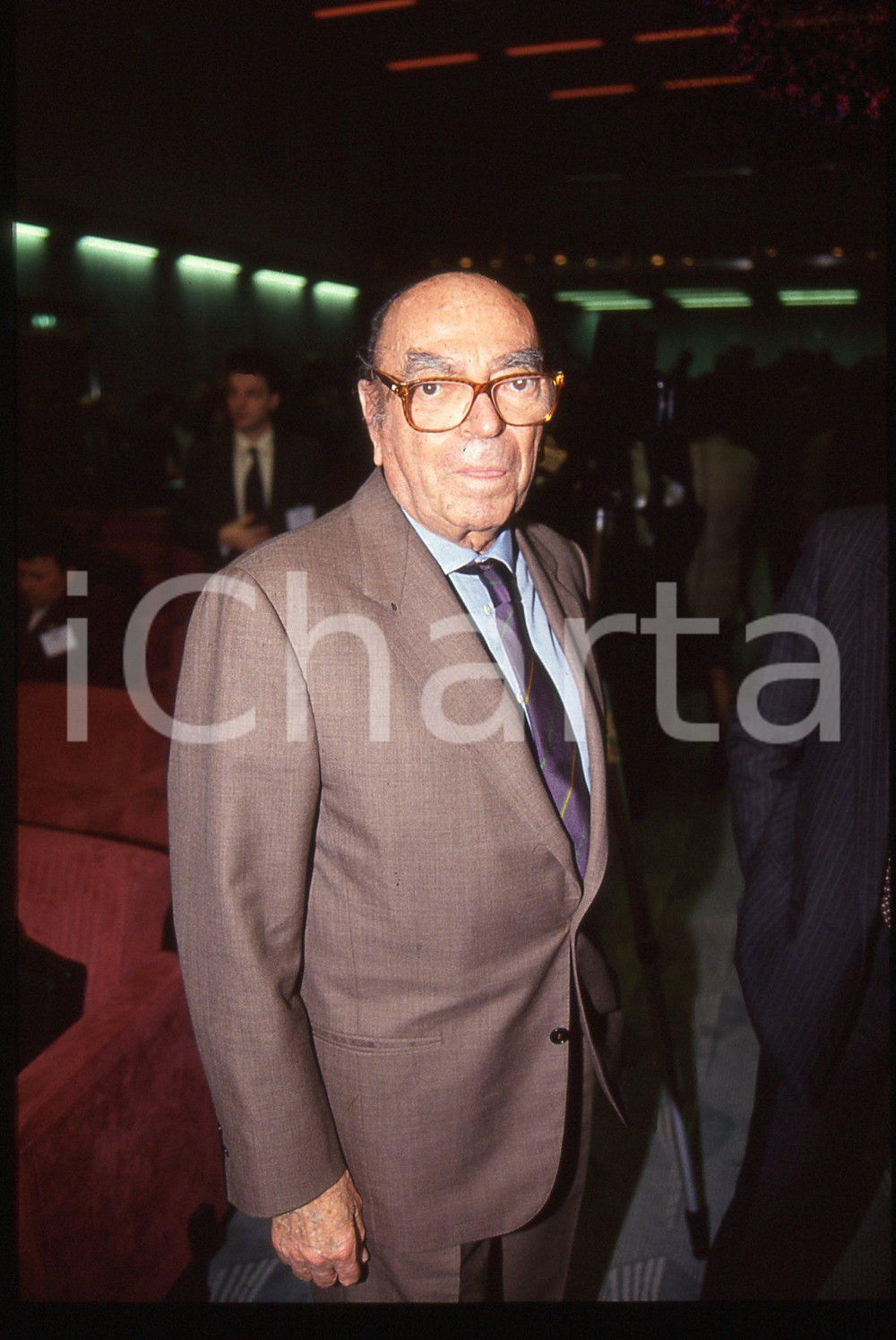 35mm vintage slide* 1990 ca COSTUME Nuccio BERTONE Ritratto dell'imprenditore 6