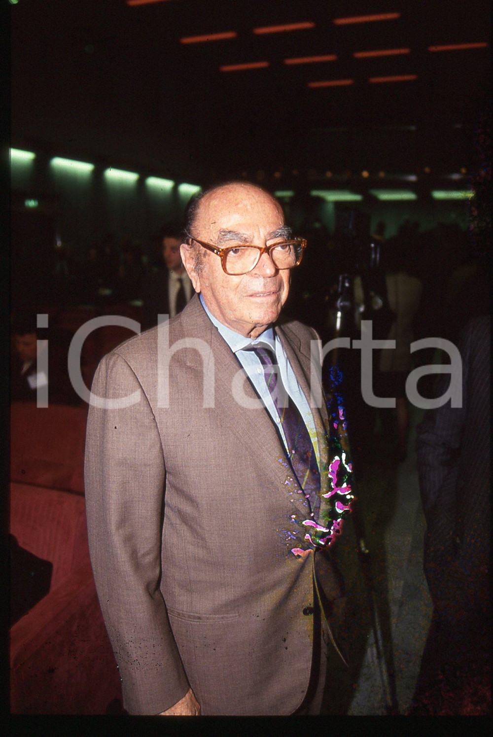 35mm vintage slide* 1990 ca COSTUME Nuccio BERTONE Ritratto dell'imprenditore 9