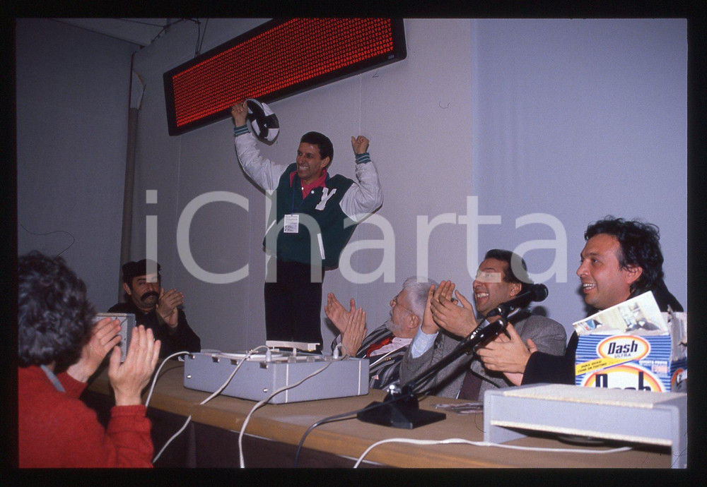 35mm vintage slide* 1990 SANREMO SCIAMPI Mimmo SANTONASTASO Piero CHIAMBRETTI 2