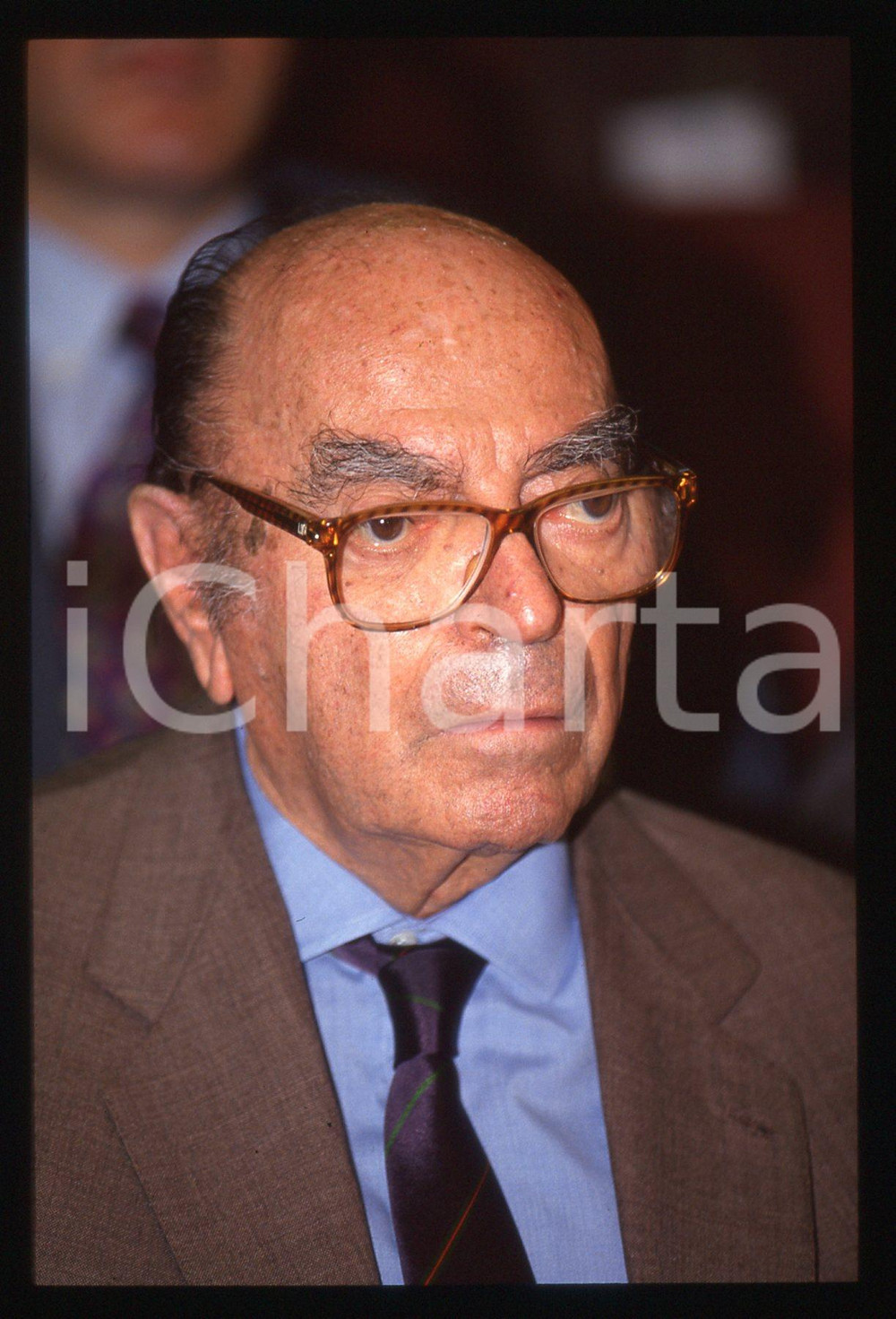 35mm vintage slide* 1990 ca COSTUME Nuccio BERTONE Ritratto dell'imprenditore 4