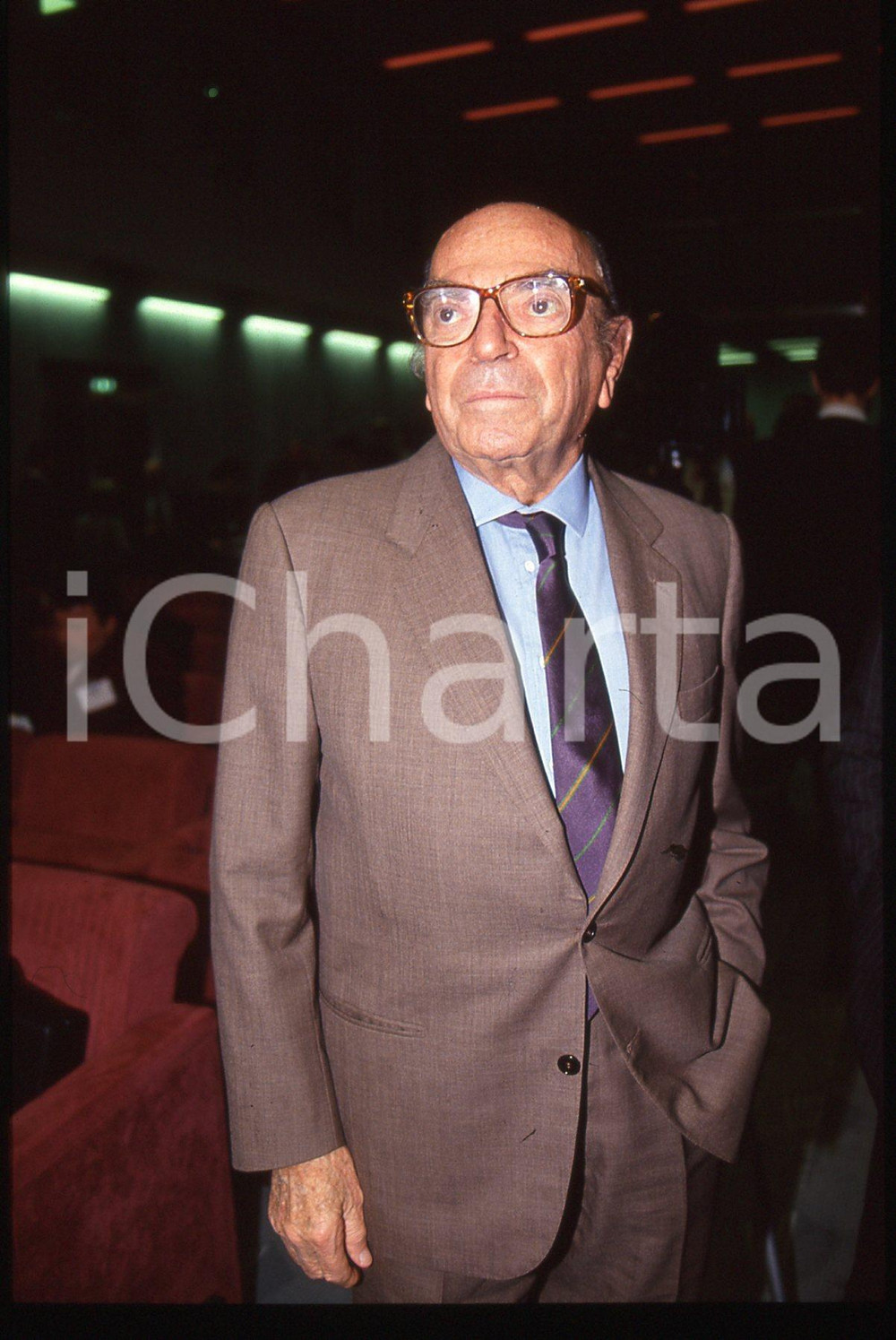 35mm vintage slide* 1990 ca COSTUME Nuccio BERTONE Ritratto dell'imprenditore 5