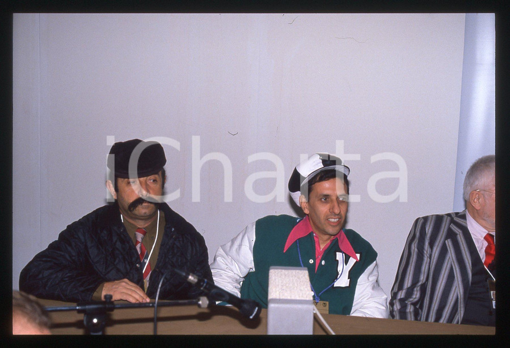 35mm vintage slide* 1990 SANREMO - SCIAMPI Mimmo SANTONASTASO e Benito URGU (4)