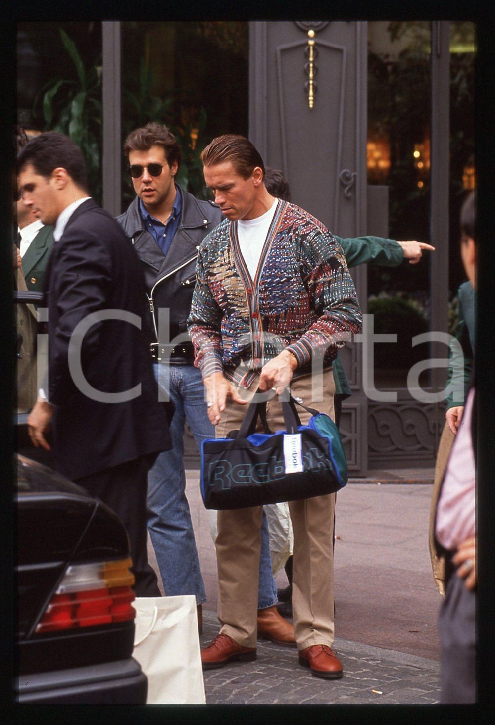 35mm vintage slide* 1991 CANNES - Arnold SCHWARZENEGGER Ritratto dell'attore