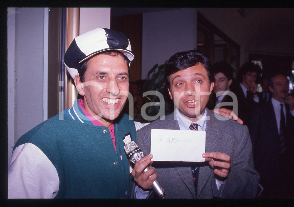 35mm vintage slide* 1990 SANREMO SCIAMPI Mimmo SANTONASTASO Piero CHIAMBRETTI 7