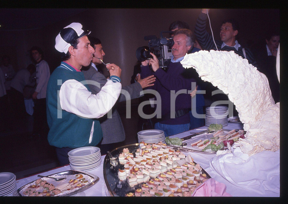 35mm vintage slide* 1990 SANREMO - SCIAMPI Mimmo SANTONASTASO Ritratto (11)