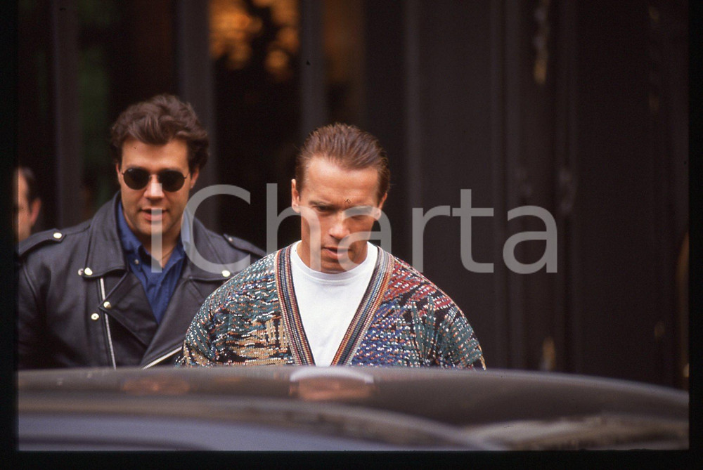 35mm vintage slide* 1991 CANNES - Arnold SCHWARZENEGGER Ritratto dell'attore 13