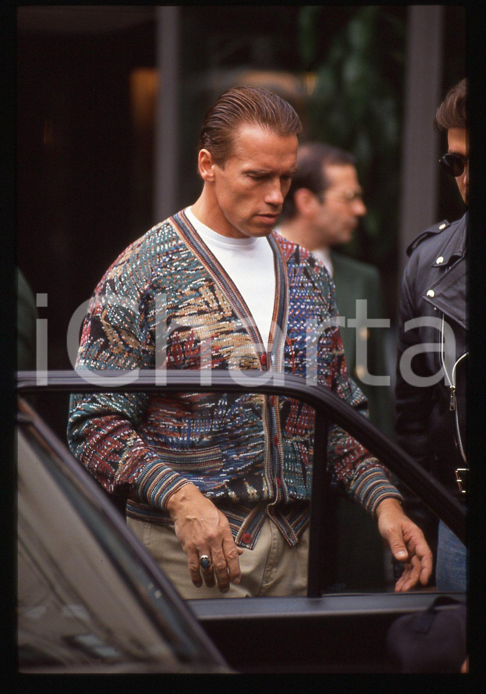 35mm vintage slide* 1991 CANNES - Arnold SCHWARZENEGGER Ritratto dell'attore 14