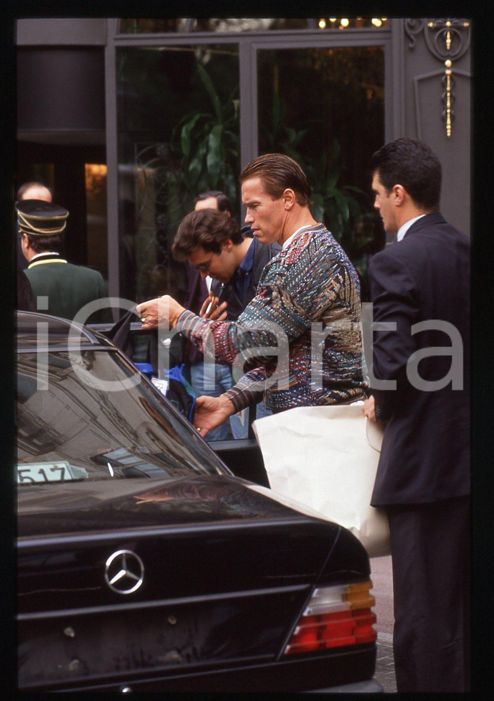 35mm vintage slide* 1991 CANNES - Arnold SCHWARZENEGGER Ritratto dell'attore 15