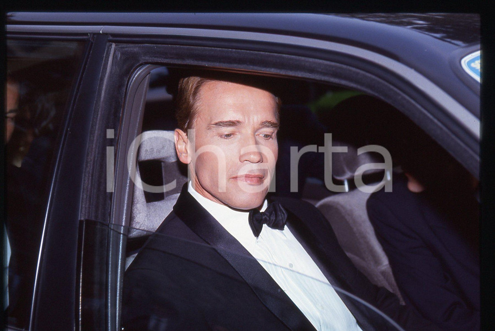 35mm vintage slide* 1992 MILANO - Arnold SCHWARZENEGGER NOTTE dei TELEGATTI 15