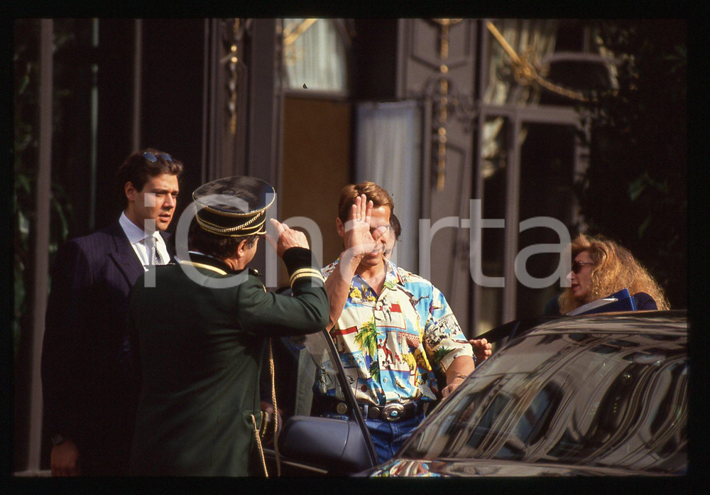 35mm vintage slide* 1991 CANNES - Arnold SCHWARZENEGGER Ritratto dell'attore 23