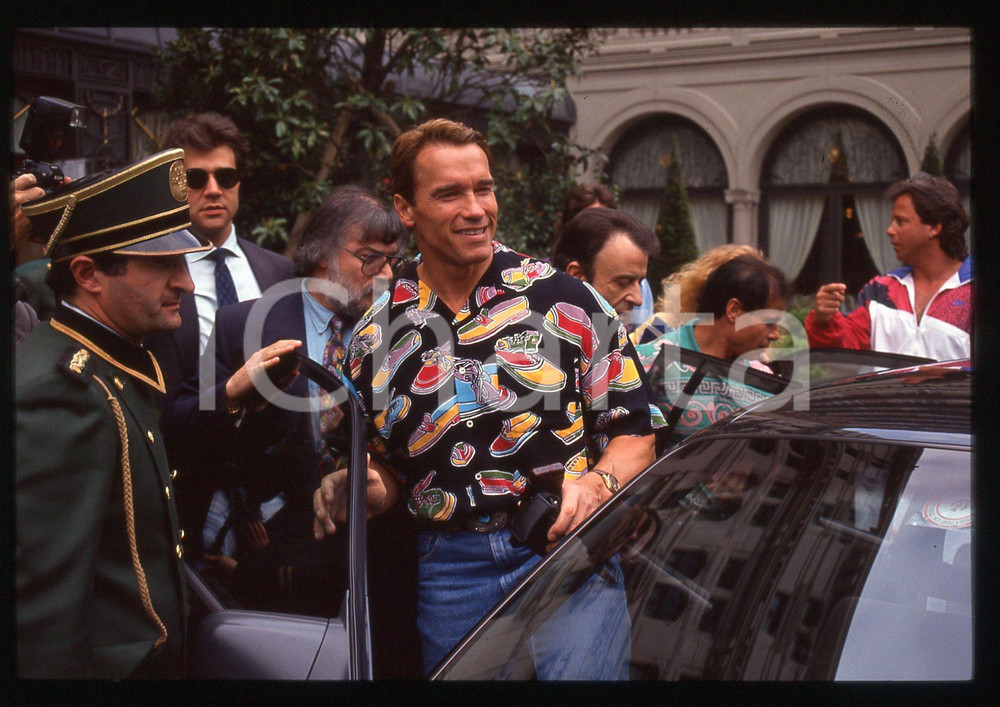 35mm vintage slide* 1991 CANNES - Arnold SCHWARZENEGGER Ritratto dell'attore 18