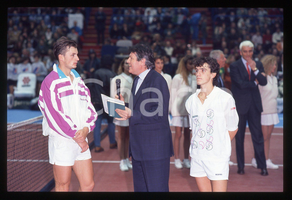 35mm vintage slide* 1991 MILANO Rino TOMMASI Cristiano CARATTI Alexander VOLKOV