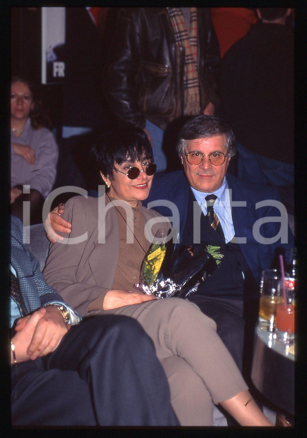 35mm vintage slide* 1990 ca COSTUME - Mia MARTINI Ritratto della cantante (10)