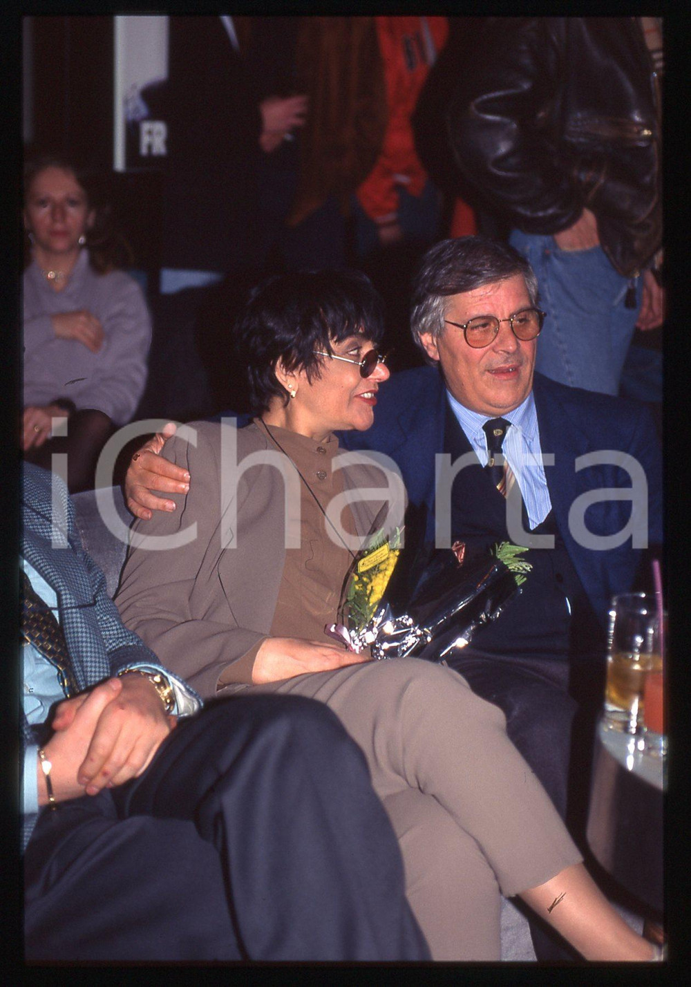 35mm vintage slide* 1990 ca COSTUME - Mia MARTINI Ritratto della cantante (13)